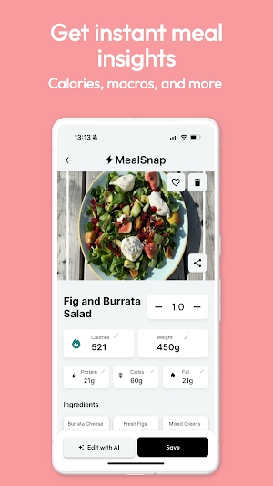 MealSnap: AI Calorie Tracker Screenshot 1