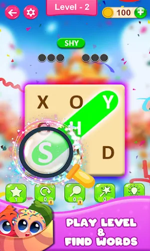 Word Find – Candy Word Guess Screenshot 1