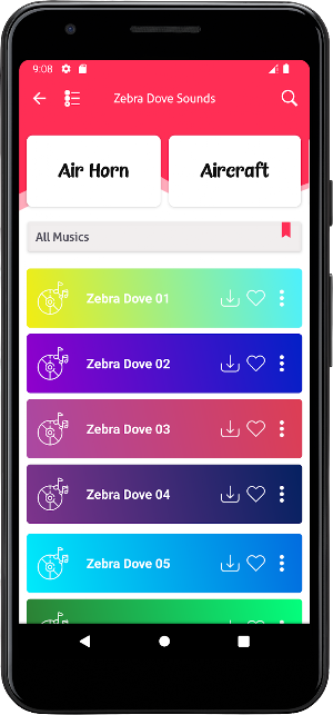 Zebra Dove Sounds Screenshot 1