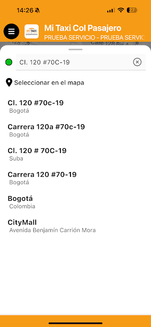 Mi Taxi Col Pasajero Screenshot 1