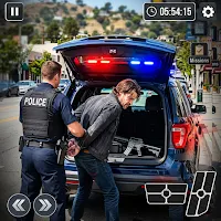 US Police Cop Game: Police Car