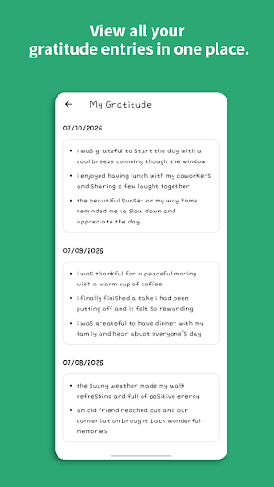 Gratitude Note: Daily Journal Screenshot 3
