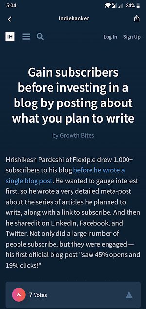 Growth Bites Screenshot 1