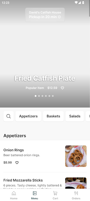 David's Catfish House Screenshot 1