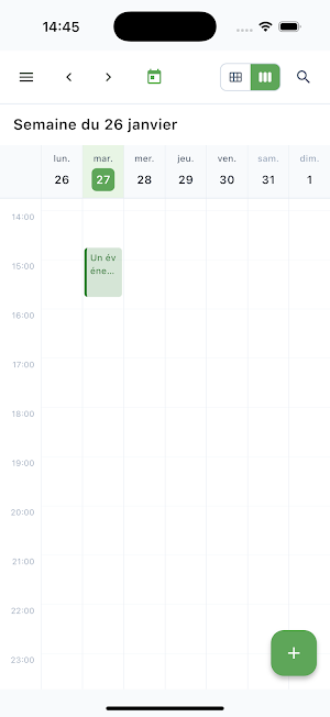 Ecomail Calendrier Screenshot 2