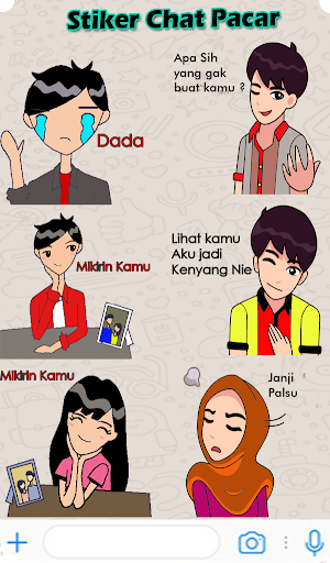Sticker Chat Pacar - WaStickersApp Screenshot 3