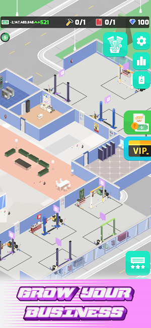 Idle Car Garage Simulator Game Screenshot 2