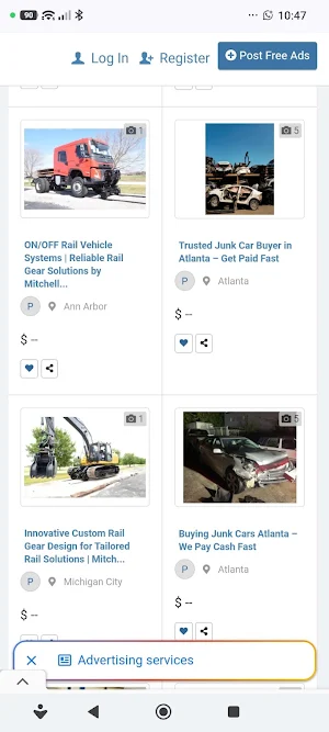 ADSUS.US Free ads posting USA Screenshot 1