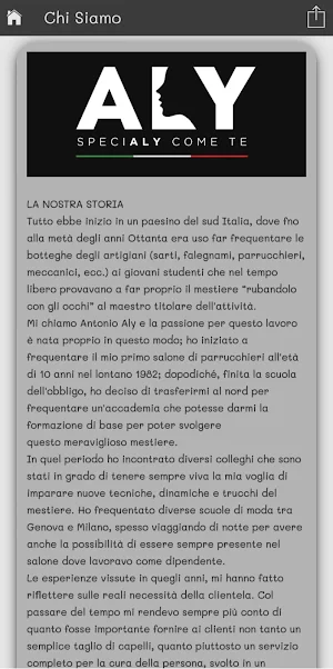 APP Aly Parrucchieri Estetica Screenshot 1