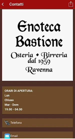Enoteca Bastione Screenshot 0
