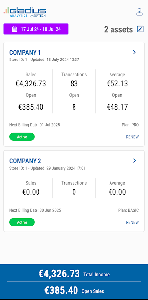 Gladius Analytics Screenshot 0