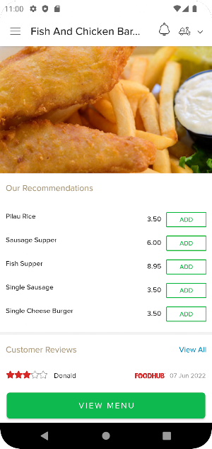 Fish &Chicken Bar & Curry Club Screenshot 2