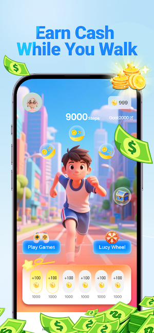 Step Joy: Get Paid To Walk Screenshot 0