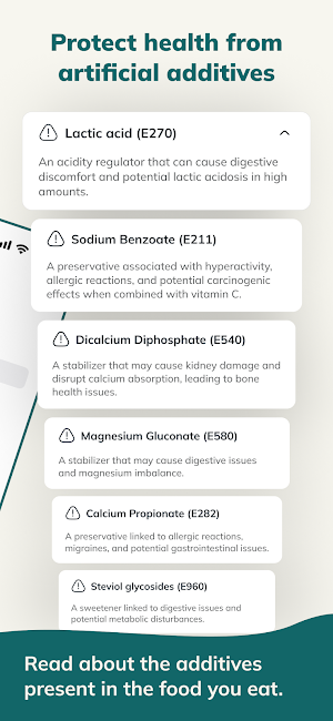 Ivy: Processed Food Scanner Screenshot 3