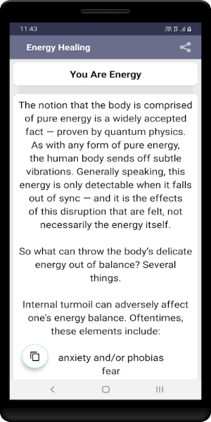 Energy Healing Screenshot 2