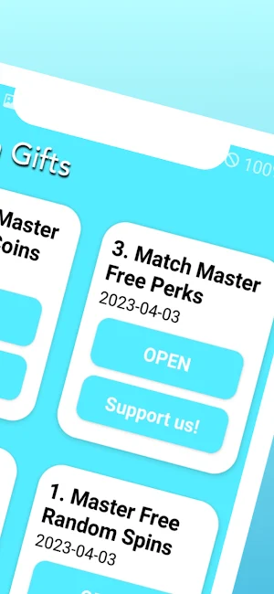 Match Masters Daily Boosters Screenshot 2
