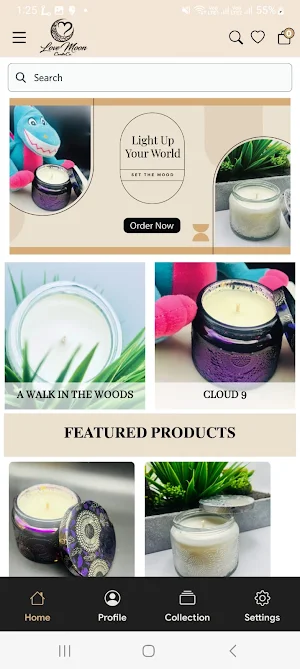 LoveMoon Candle Co Screenshot 1