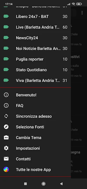 BAT notizie Screenshot 1