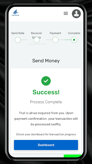 Payslik FX - Money Transfer Screenshot 3