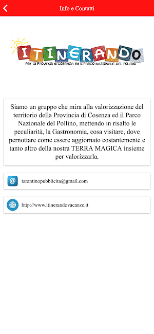 Itinerando App Screenshot 1