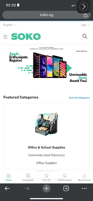 soko ug  online shopping Screenshot 2