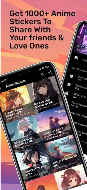 1000+ Anime Stickers for WA Screenshot 1