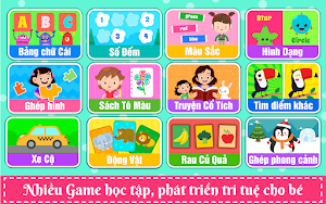 Bé Học Bảng Chữ Cái, Học Số Đếm Tiếng Việt Screenshot 0