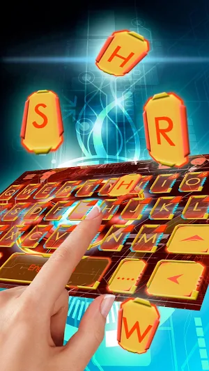 Iron Tech Keyboard Theme Screenshot 1