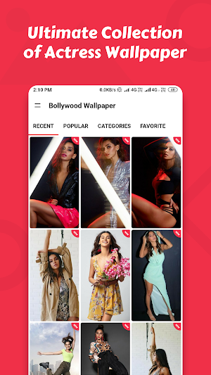 Top Actresses Wallpapers Screenshot 1