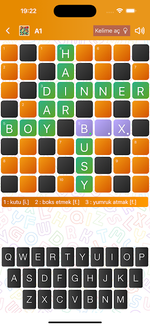 Türkçe İngilizce Bulmaca Screenshot 0