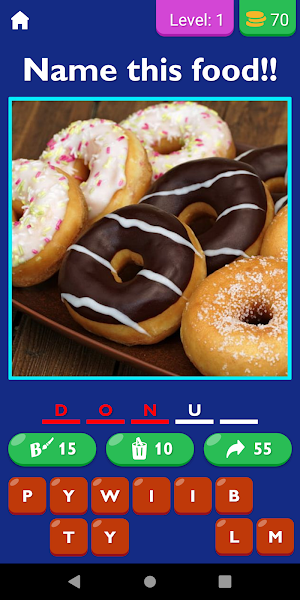 Guess The American Food Game Screenshot 0