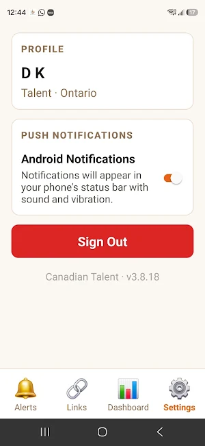 CanadianTalent.Org Screenshot 0