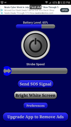 Smart Safe Dual Mode LED Flashlight Torch Screenshot 0