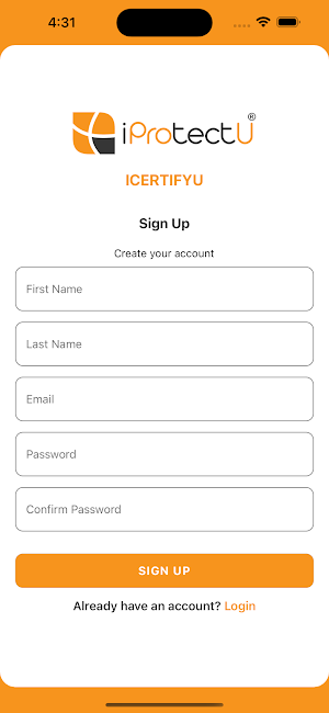 iCertifyU Health & Safety Screenshot 1