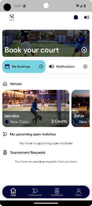 SR Padel Screenshot 1