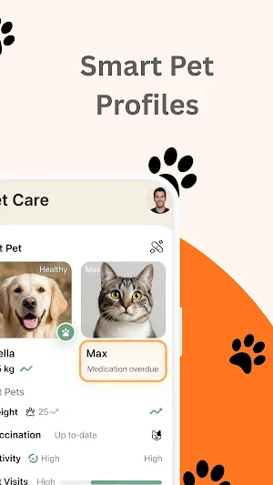 TailAmour - Pet Care Tracker Screenshot 1