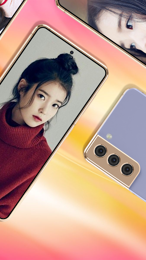 Material Kpop IU Wallpaper Screenshot 2