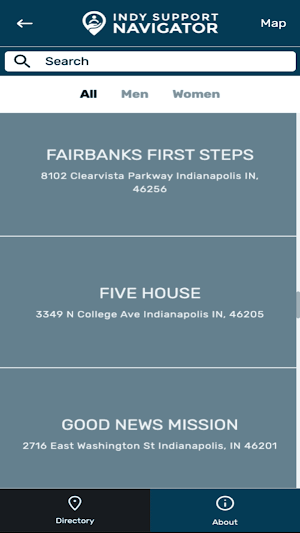 Indy Support Navigator Screenshot 1