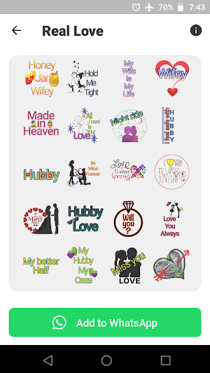 Love Stickers Collection - WA Screenshot 3