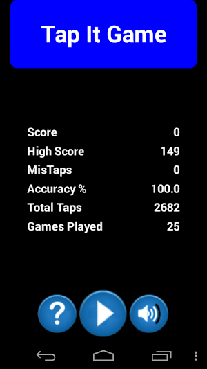 20 second Fun Tap It Fast Reflex Reaction Game Screenshot 0