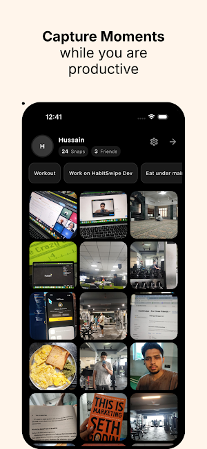 Habit Tracker - HabitSwipe Screenshot 3