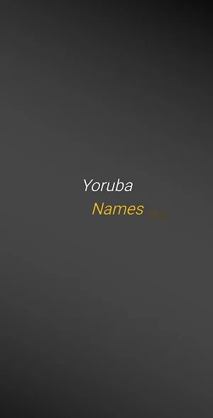 Yoruba Names part5 Screenshot 0