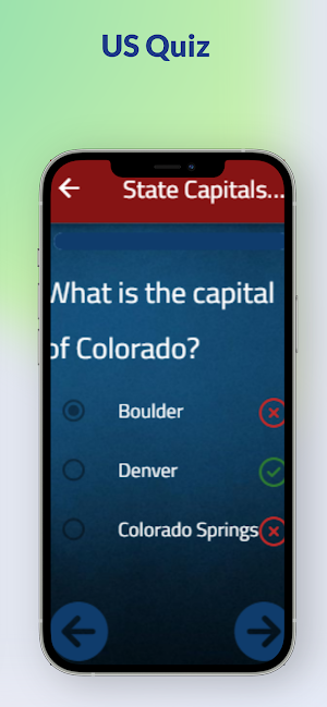 US Quiz - 50 States Quiz Screenshot 2