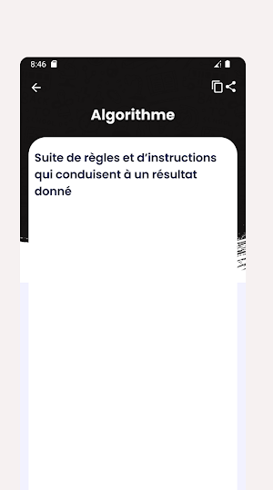Dictionnaire Mathématiques Screenshot 2