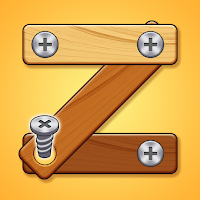 Screw Nut Bolt: Wood Block