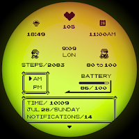 Poke Pixel Retro Watch Face