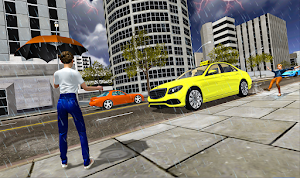 Taxi Car Driving Games Sim 3D Screenshot 1