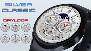 Silver Classic Watch Face Screenshot 1