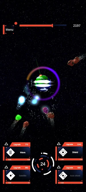 Earth Defender. Space Shelter Screenshot 2