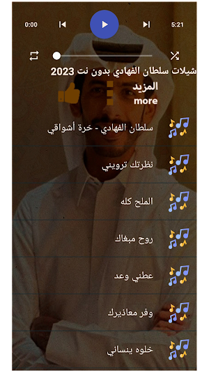 شيلات سلطان الفهادي بدونت 2023 Screenshot 1